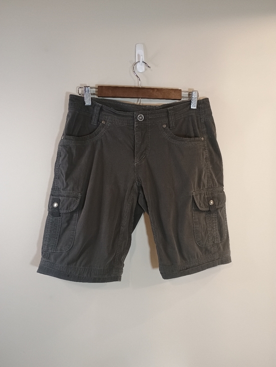 Kuhl Pants - Kuhl Women's Casual Cargo Shorts in Dark Gray